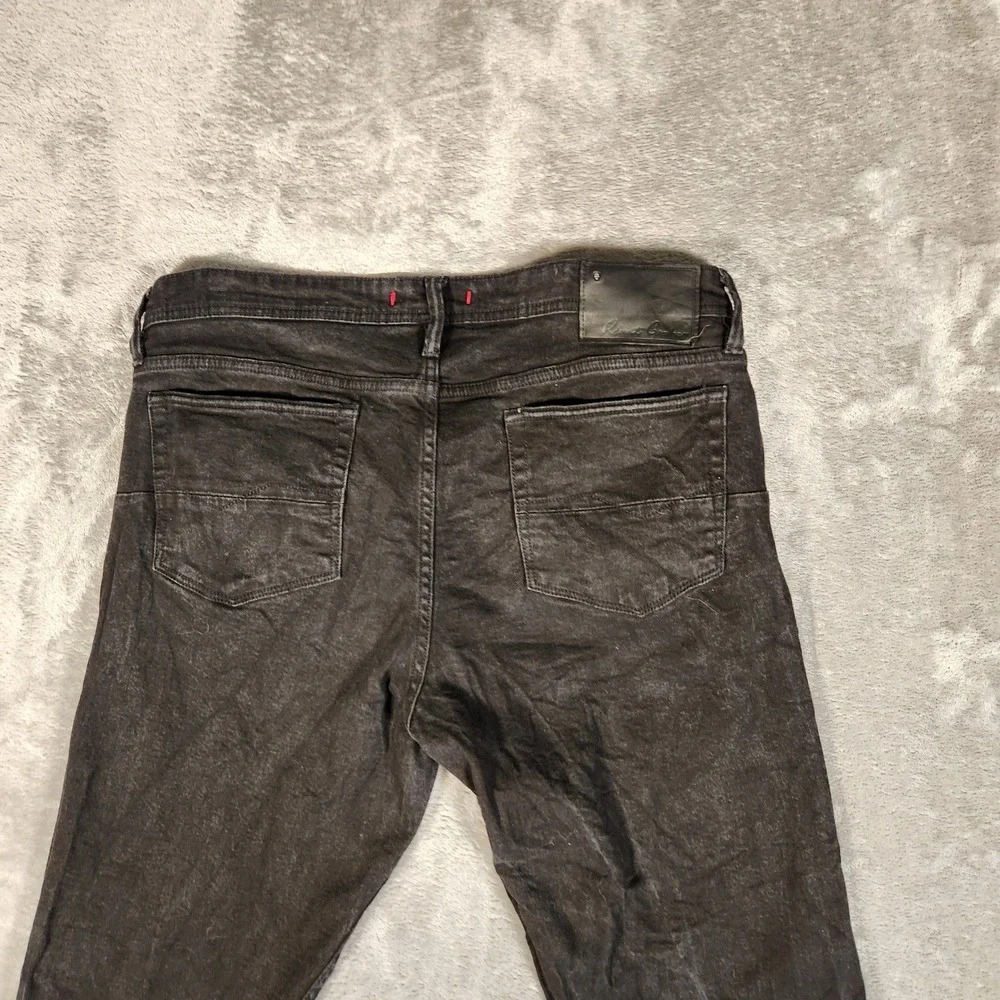 Robert Graham Jeans Mens 35 Black Excellent Faded Wash Straight Leg Denim